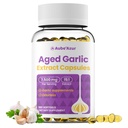 Aube'Azur Aged Garlic Extract Capsules, 7500mg Odorless Aged Garlic High Absorption Supplements for Immune Support, 3 Month Supply, Non- GMO & Organic, Gluten-Free, 180 Softgels