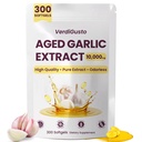 Odorless Aged Garlic Extract Softgels | 10000mg Garlic Supplements| 300 Count | 20:1 Concentrate | High-Potency, Enhanced Absorption | Antioxidant & Cognitive Support | Non-GMO, Gluten-Free Formula