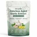 Elvarim Aged Garlic Extract - 300 Softgels, Odorless Garlic Supplement, 2-Year Matured, Supports Heart Health, Immune System & Antioxidant Wellness, Vegetarian, Non-GMO, All-Natural, Gluten-Free