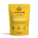 Tanning Gummies - Tanning Gummies with Astaxanthin, Beta Carotene, Vitamin C, Turmeric, Mango Extract.Natural Tan | Vegan | Gluten-Free | Non-GMO | 60 Gummies (1)
