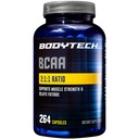 BodyTech BCAA a 2:1:1 Ratio a Supports Muscle Strength & Delays Fatigue (264 Capsules)