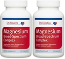 Dr. Sinatra's Magnesium-Broad-Spectrum Complex with Magnesium Glycinate and Citrate for Healthy Blood Pressure Levels and Blood Flow (400 mg) (Pack of 2)