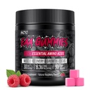EAA Gummies - 2:1:1 BCAA Formula (8300mg) - Essential Amino Acids for Muscle Recovery & Endurance - Μη ΓΤΟ, Χωρίς γλουτένη, Χωρίς ζάχαρη, Χορτοφαγικά, Βατόμουρο Γεύση - 90 Count