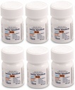 Cetirizine 10 mg Antihistamine Tablets 24 Hour Allergy Tablets 100 Tablets per Bottle Pack of 6 Total 600 Tablets