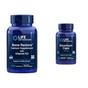 Life Extension Bone Restore + Βιταμίνη K2 Βιταμίνες & Ορυκτά Διατηρήστε την Υγεία & Δύναμη των Οστών & Στρόντιο Caps 750 mg - Συμπλήρωμα Υγείας των Οστών