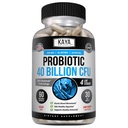 Kaya Naturals Probiotic 40 Billion CFU - Probiotics for Women, Probiotics for Men and Adults, Natural - Gut Health & Immune Support Supplement - Provides Digestive Support - 60 Vegetable Capsules