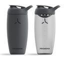 Promixx PURSUIT μπουκάλι αναδευτήρα πρωτεΐνης 2-πακέτο – Premium μπουκάλια ανακάτεμα για τα μείγματα πρωτεϊνών και συμπλήρωμα ανακινεί – 1 ανοξείδωτο χάλυβα 550ml, 1 Ecozen 700ml – Graphite Gray
