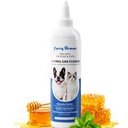 Itch Relief Ear Cleaner for Dogs & Cats Natural Gentle Formula with Manuka Honey & Green Tea - Τρίκλινο Βοτανικό Πλύσιμο για Μόλυνση & Πρόληψη της Μαγιάς, PH Ισορροπημένο No-Sting 8.45 oz