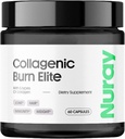 Nuray Collagenic Burn Elite με Πράσινο Τσάι - Collagen Peptides- 60 Κάψουλες 