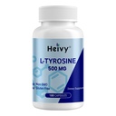 Heivy Premium L-Tyrosine 500mg | Amino Acid Supplement | Focus & Mental Energy Support, 180 Non-GMO Capsules