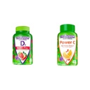 Vitafusion Extra Strength Vitamin D3 Gummy & Power C Vitamin C Gummies for Immune Support, Orange Flavored, 282 mg Vitamin C, America’s Number 1 Gummy Vitamin Brand, 50 Day Supply, 150 Count