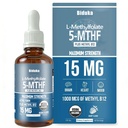 Organic L-Methylfolate 15 mg + Methyl B12 1000mcg Liquid Drops-60 Servings