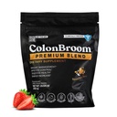 ColonBroom Premium Weight Management Supplement (Strawberry, 90 Servings) - Colon Broom Psyllium Husk Fiber Powder Drink - Gluten Free, Non-GMO Colon Cleanse for Bloating Relief & Gut Health