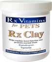 Rx Vitamins Rx Clay Powder for Pets - Anti Gas & Anti Diarrhea for Dogs & Cats - Pet Digestive Health & Stool Support - Cat & Dog Supplement for Rebution- 3.52 oz.