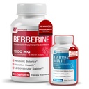 Berberine 1000mg Liposomal – 180 Capsules | Cinnamon & Gymnema | Max Absorption for Metabolic, Digestive & Heart Support