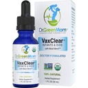 Dr. Green Mom Organic VaxClear with Metal Mend, Herbal Heavy Metal Detox Drops for Kids and Infants with Chlorella, Turmeric, Cilantro and Milk Thistle to Cleanse and Support Immune Response