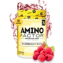 Nutrithority - BCAA Powder, Post Workout Recovery Powder with BCAAs Amino Acids L-Isoleucine, L-Leucine, and L-Valine, Improve Muscle Recovery and Hydration, Sugar Free (Raspberry Rage) (30 Servings)