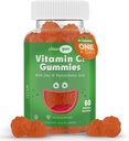 Maxi-Health Βιταμίνη C Gummies με ψευδάργυρο - Maxi-Health Βιταμίνη C με ψευδάργυρο για παιδιά και ενήλικες - Αναπνευστική υποστήριξη και ανοσοενισχυτικό - Δεν Συντηρητικά και Τεχνητές Γεύσεις - 60 Καρπού Σχηματισμένα Gummies