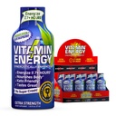 Vitamin Energy Immune+ Extra Strength Energy Shot Blue Raspberry 8 Pack, 260mg Natural Caffeine, B-Vitamins, Citicoline, Green Tea, Immunity & Focus Support, Zero Sugar, Gluten-Free 1.93 fl oz