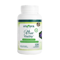 Univera Xtra Vitality - Cell Support Formula - Πράσινο εκχύλισμα τσαγιού, βιταμίνη Β6, αμερικανικό εκχύλισμα Ginseng, Ashwagandha, Univestin για κοινή υγεία, 120 κάψουλες
