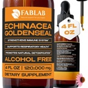 Echinacea and Goldenseal Root Liquid Extract - Natural Immune Support - Echinacea Drops with Goldenseal - Alcohol & Sugar Free Tincture - 4 Fl.Oz.