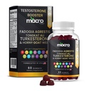 Testosterone Booster for Men Gummies [Fast-Max Absorption] Masculinity Boost, Turkesterone, Tongkat Ali, Horny Goat Weed, Maca Root, Tribulus,Testo Gummies 60Ct