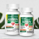 HealthA2Z® Aspirin 81mg Bundle | Super Saving | (365 Count + 300 Count) 665 Counts Total Tablets | Enteric Coated | Pain Relief