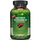 Irwin Naturals Daily-Multi Testosterone Up for Men – 60 Liquid Soft-Gels – Multivitamin with Ashwagandha, Flaxseed Oil & Herbal Extracts