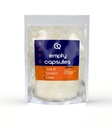 Empty Gelatin Capsules, 1000 ct Fillable, Size 0, Clear, Food-Grade, Gluten-Free Gel Caps, Resealable Bag