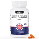 Turmeric Glucosamine MSM Joint Supplement for Men & Women, Plus Vitamin D3, Collagen Type II & Hyaluronic Acid, Supports Joint Comfort, Flexibility & Mobility, 60 Tablets (30-Day Supply)