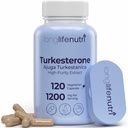 LongLifeNutri Turkesterone 1200mg – High Purity Ajuga Turkestanica for Strength, Recovery, & Muscle Growth, 120 Vegetarian Capsules, 2-Month Supply, Whole Herb Supplement, GMP Certified, Made in USA