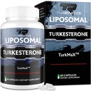 Liposomal Turkesterone Supplement for Men - Testosterone Supplement for Men, Male Enhancing Test Boost for Workout - 60 Capsules