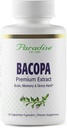 Paradise Herbs Bacopa Extract, Vegan, μη ΓΤΟ, Χωρίς γλουτένη, 60 κάψουλες