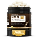 NMN Supplements 1000mg Pure Organic – NMNH, NAD+ Alternative & NAD Supplement, Resveratrol 1000mg Organic, NAD Resveratrol Supplement, TMG & Quercetin for Cellular Support, 120 Capsules