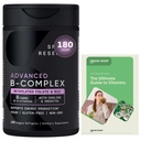 Advanced B-Complex with Methylated Folate & B12-3 Month-Supply - Vegan, Gluten Free, Non-GMO Energy - 180 Count + Exclusive Vitamin Guide
