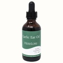 Garlic Ear Oil Drops – Soothes Dry, Itchy, or Clogged Ears for Kids & Adults - 2 fl oz - Herb Lore