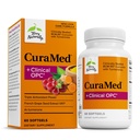 Terry Naturally CuraMed + OPC - 60 Softgels - BCM-95 Curcumin & French Grape Seed VX1 Supplement, Supports Brain, Heart, Colon, Breast, Prostate & Liver Health - Non-GMO, Gluten-Free - 30 Servings