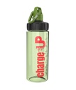 Charge Up Premium Tritan Protein Shaker 500ml – BPA Free, Odor-Resistant, Dishwasher Safe, Crystal Clear & Durable Gym Fitness Bottle with Secure Lid (Khaki/Purple/Green/Blue) (Khaki)