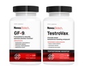 Novex Biotech Legacy Stack for Men - Includes TestroVax & GF-9 – Supports Energy, Recovery, Sleep, & Vitality – Anti-Aging Supplement Duo
