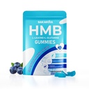 BAKAKOUL HMB and L-Leucine Gummies, HMB and Leucine Supplement Supports Muscle Fast Workout Support, HMB and Leucine Amino Acid for Men & Women, Sugar Free, Non-GMO, 120 Counts