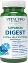 Vital Pro Naturals – Advanced Digest Natural Digestive Enzyme Supports Η κατανομή των πρωτεϊνών, των λιπών, και υδατάνθρακες και μειώνει Περιστασιακά Αέριο, Μπλέξιμο και Δυσπεψία 90 κάψουλες