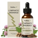 Nuflos Lymphatic Drainage Drops, Lymphatic Drainage Supplements, Premium 4-in-1 Herbal Blend, Daily Wellness & Overall Relief, 2 Fl. Oz (A)
