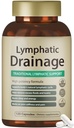 Lymphatic Drainage Capsules, 120 Capsules New Maximum Potency Formula 2 Month Supply with Dandelion Extract, Cleavers Extract - Supports Cellulite Reduction, Lymphatic Drainage & Immune Health