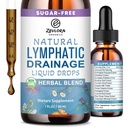 Lymphatic Drainage Support Drops – Advanced 11-in-1 Herbal Extract Formula with Echinacea, Dandelion, Elderberry & Milk Thistle – Multi-Herb Liquid for Fluid Balance & Healthy Circulation – 1 Fl Oz