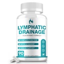 Lymphatic Drainage Supplements - Lymphatic Drainage Capsule for Detox & Cleanse, Immune Support - Natural Herbal Blends with Dandelion, Burdock, Cleavers & Echinacea, 90 Capsules