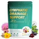 Lymphatic Drainage Supplement 300 Softgels 21-in-1 Herbal Blend with Echinacea, Dandelion, Burdock Root Lymph System Support Fluid Balance & Immune System for Women & Men