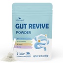 Leaky Gut Powder with L-Glutamine, Prebiotic, Licorice, Slippery Elm Bark for Gut Health & Digestive Health, Super Gut Powder Unflavoured - (30 Servings, 6.30 Oz)