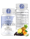 Quercetin with Bromelain | Liposomal Quercetin Supplements with High Absorption for Respiratory & Immunity* | Quercitin 1000mg with Vitamin C & Zinc, 120 Softgels (60 Day Supply)