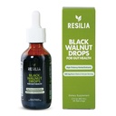 Resilia Herbal Cleanse Liquid Drops – Black Walnut & Wormwood Extract with Pumpkin Seed, Garlic & Turmeric – Alcohol-Free Tincture for Digestive & Daily Wellness Support, 2 fl oz
