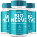 (3 Pack) Bio Nerve Capsules, BioNerve Plus Supplement Pills Premium Wellness Formula Capsulas, Advanced Natural Ingredients, Nerve Care, Comfort, Relaxation & Health, BioNerv Pastillas Reviews (180ct)